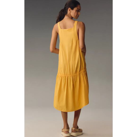 NWT Daily Practice by Anthropologie Mango Midi Dress - Medium - Picture 2 of 5